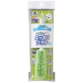 バスボンくん抗菌 おててスッキリブラシ短柄 グリーン