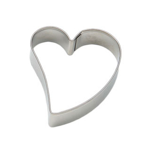 18-8抜型　ハートカーブ大　501378 【調理器具】