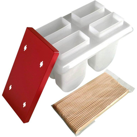 キャンディーメーカー４Ｐレッド 320226 【調理器具】