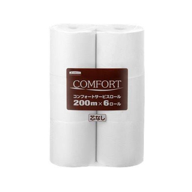 コンフォート サービスロール 200m（芯なし） 6ロール