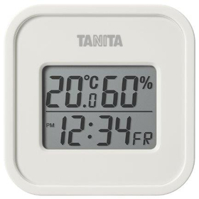 デジタル温湿度計　アイボリー TT588IV