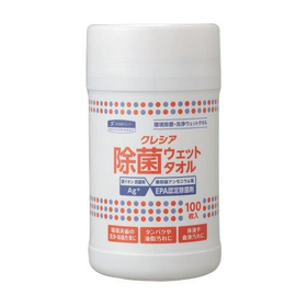 クレシア 除菌ウェットタオル 本体 100枚