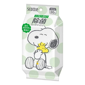 スコッティ ウェットティシュー 除菌 ノンアルコールタイプ スヌ