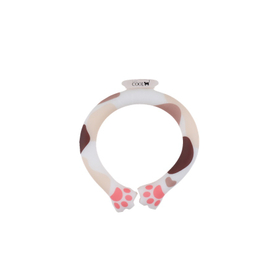 にゃんとクールなひんやりネックリング　ミケ柄