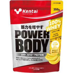 パワーボディ100％ホエイプロテイン　バナナラテ風味 350g