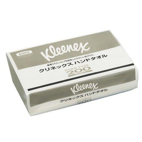 クリネックス ハンドタオル ハードタイプ200 200枚入