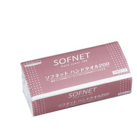ソフネット ハンドタオル200 中判 200枚入