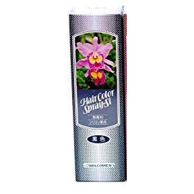 イリヤ　ヘアカラースプレー　Si　黒　120g