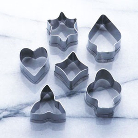 STスモールビスケット抜　6P　240072 【調理器具】