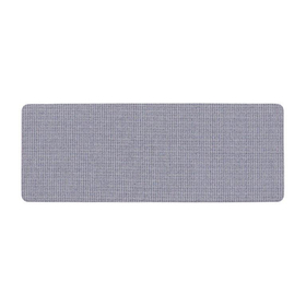 テキスタイル調ＰＶＣキッチンマット　ツイードブルー　４５&times;１２０