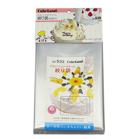 【システム非公開】デコ絞り出し袋　6P　340533 【調理器具