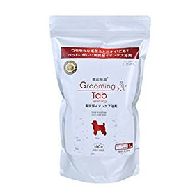 グルーミングタブ 100錠入り 【ペット用 浴剤 犬 猫】