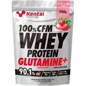 100%CFMホエイプロテイングルタミンプラス　ストロベリー風味