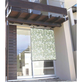 日除け名人 グラデーションリーフ　SLG-9012 90&times;120