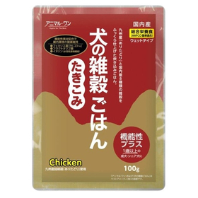 犬の雑穀ごはんウエット機能性たきこみチキン 100g