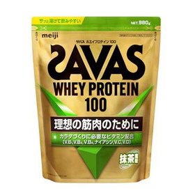 ザバス ホエイプロテイン100 抹茶風味 980g