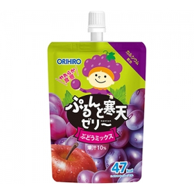 ぷるんと寒天ゼリースタンディング　ぶどうミックス 130g