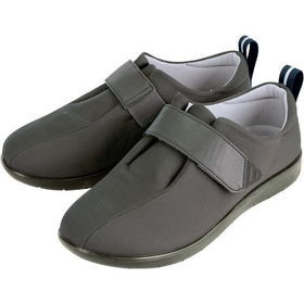 プラスハート  転びにくいシューズつま先あり S 黒 1足