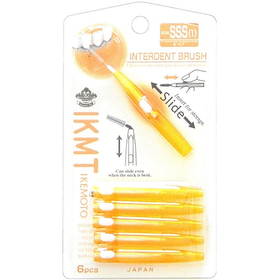 【システム非公開】IKMT　スライド収納式歯間ブラシ　6pcs　