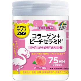 【栄養補助食品】おやつにサプリZOO　コラーゲン+ピーチセラミド