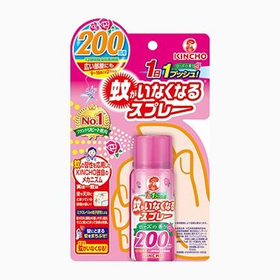 蚊がいなくなるスプレー　200回　ローズの香り 45ml