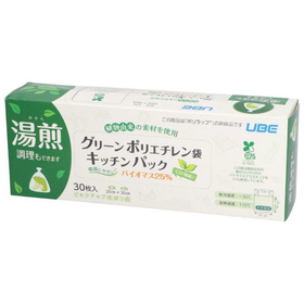 グリーンポリエチレン袋キッチンパック 30枚入