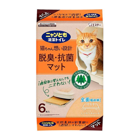 ニャンとも清潔トイレ 脱臭・抗菌マット 6枚入