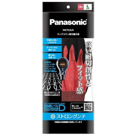 ＷＫＴＧ３ＬＲ耐切創手袋デイリーユース　レッドＬ