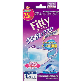 フィッティ うるおいマスクシルキータッチ 15セット入 ホワイト