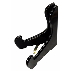 木製黒塗鉄扇掛台8寸、 1尺共用　TS