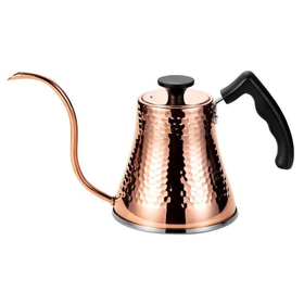 【食楽工房】IH対応 銅製鎚目コーヒーサーバーケトル CNE31