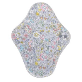 fuwako eco 布ナプキン　昼用 スケアー小花グレー