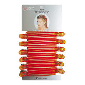 ラッキーカールクリップLL　Ｃ1153〈台紙〉　アプリコット
