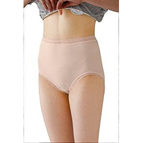 両脇に縫い目がない丸編ショーツ 2色組 L