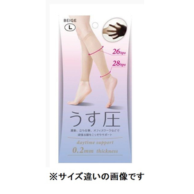 極薄　着圧サポーター ベージュ　M