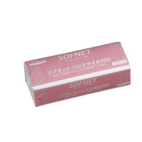 ソフネット ハンドタオル200 小判 200枚入