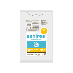 サニパックポリ袋 nocoo in 省資源 45L 30枚入