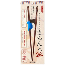 ちゃんと箸　おとな用　23cm　右利き用 【カトラリー】