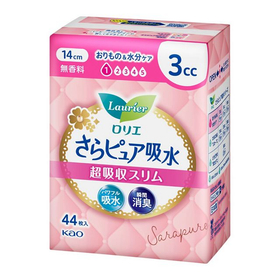 ロリエさらピュア吸水　超吸収スリム　３ｃｃ　無香料 44枚