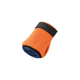 マナーソックス　オレンジ　底径30ミリ～38ミリの杖に対応。杖先