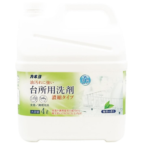 濃縮台所用洗剤　緑茶の香り 4l 【台所用合成洗剤 大容量】