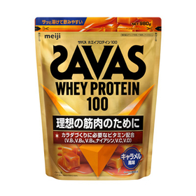 ザバス ホエイプロテイン100 キャラメル風味 980g