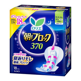 【医薬部外品】ロリエ　朝までブロック　３７０　１８コ入 【無香料