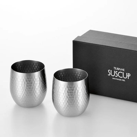 【SUSCUP鎚】サス鎚目ロックカップ　340ml　2客セット 