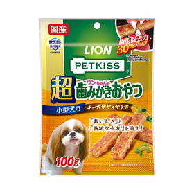 PETKISS　ワンちゃんの超歯みがきおやつ　チーズササミサンド