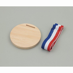 木製メダル(リボン付き) 21756