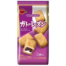 ブルボン　ガトーレーズン 5個入