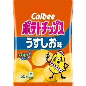ポテトチップス　うすしお味 55g 【お菓子 calbee】
