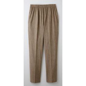 高島ちぢみ 涼やかパンツ ベージュ･M