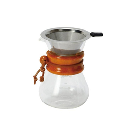 PYREX コーヒーサーバー400ml ナチュラル ステンレスフ